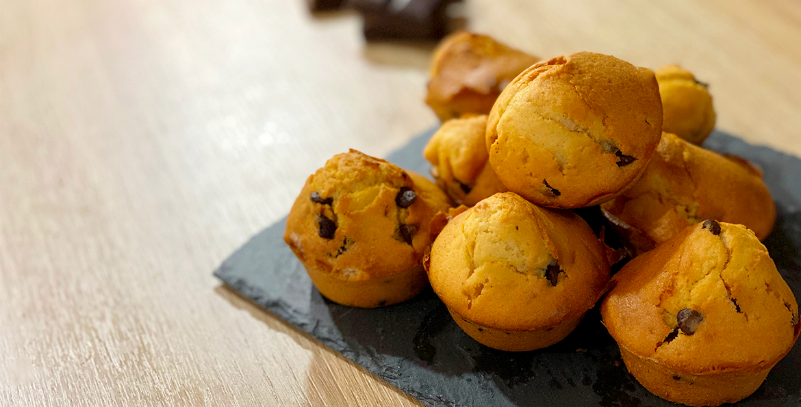 Mini muffins pépites de chocolat et vanille un régal pour le goûter